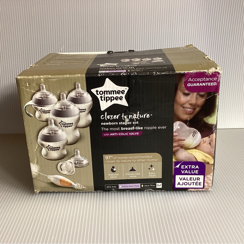 Tommee Tippee Baby Closer to Nature Newborn Starter Set - White